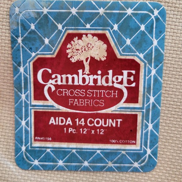 Aida 14 Count Lot of 7 Cross Stitch Fabric Cotton Asst Colors 12 x 18 Each - Picture 4 of 11